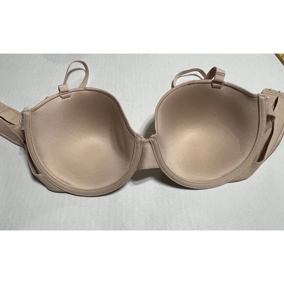 Maidenform Convertible Adjustable Straps Strapless Multiway Bra Beige Size 36D - Picture 7 of 9
